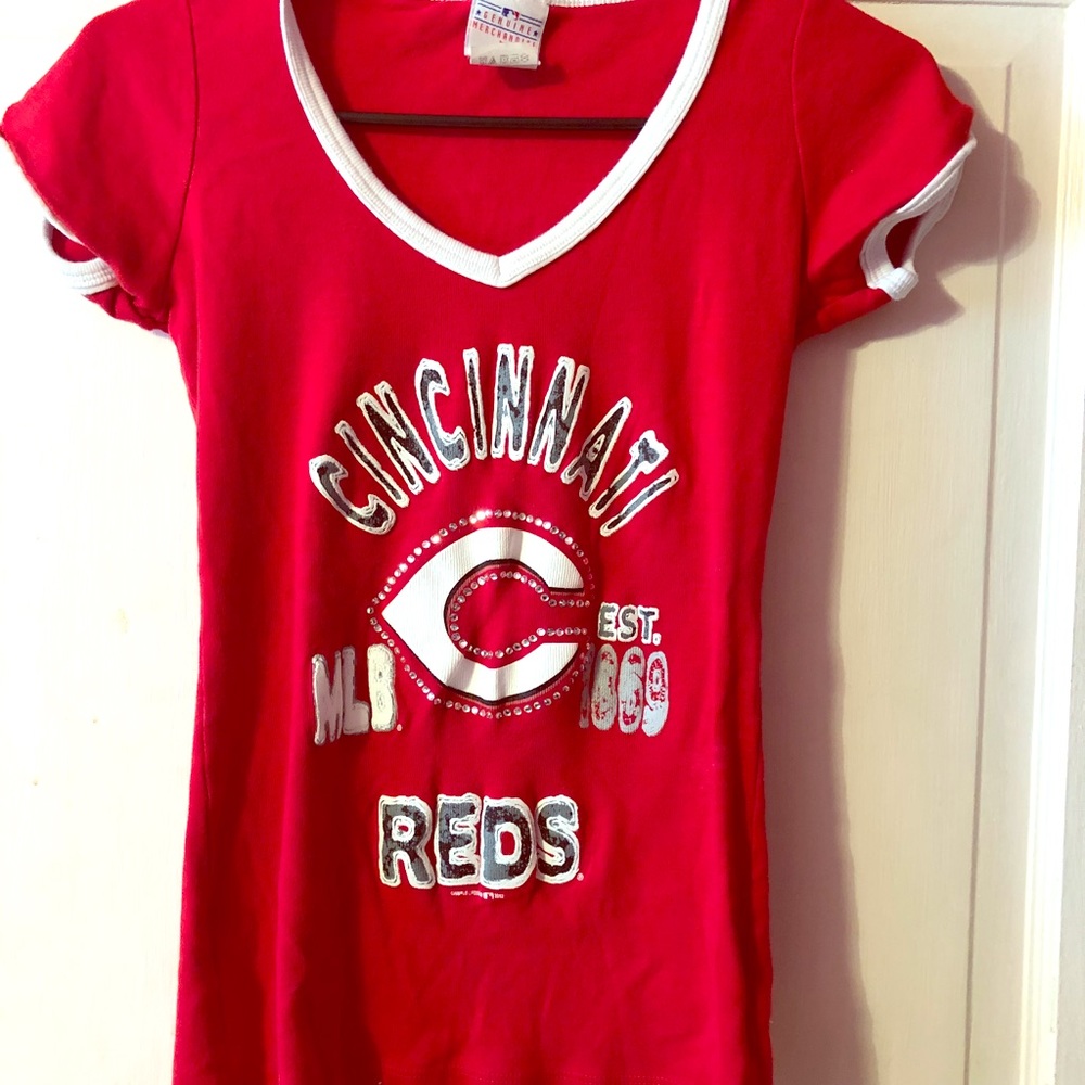 Cincinnati Reds Rhinestone Tee